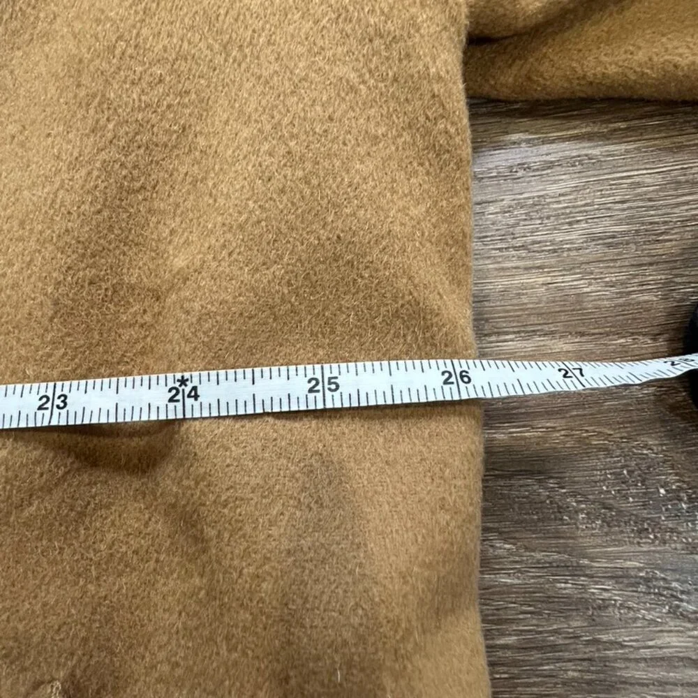 Riccardo Fazzi Cashmere Wool Blend Single Breast Men's Camel Coat 3XL - Picture 11 of 15